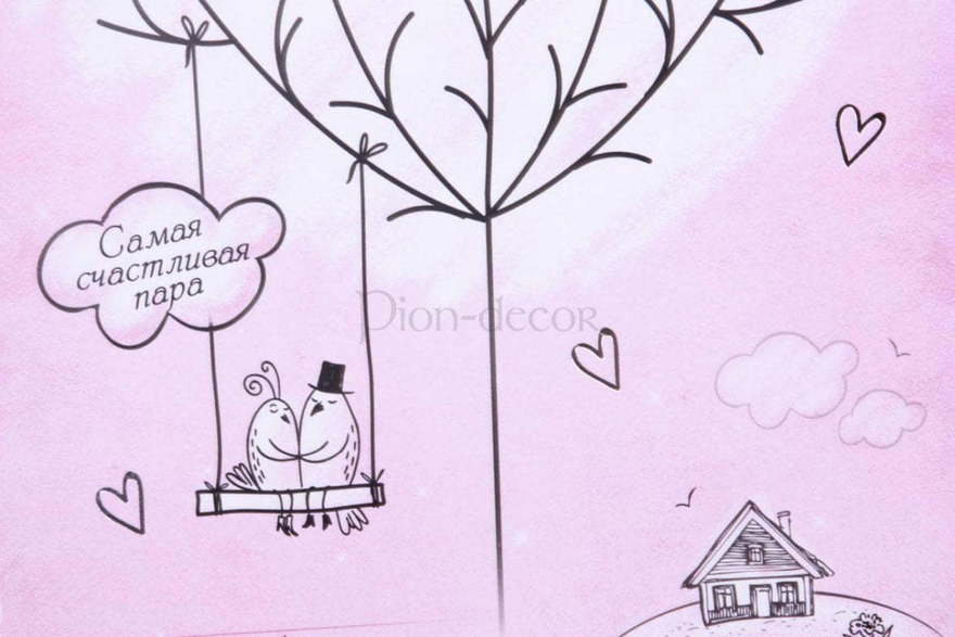 Свадебное дерево Птички от  3