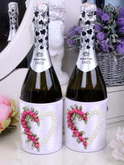 Тубусы Dominico на свадебное шампанское от  1