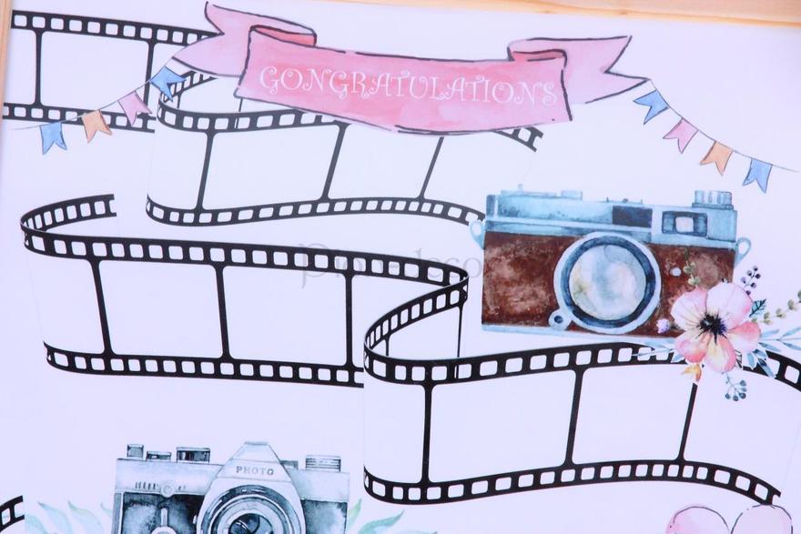 Рамка пожеланий Ретро фото от  2