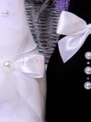 Бархатные чехольчики Love белые от  2