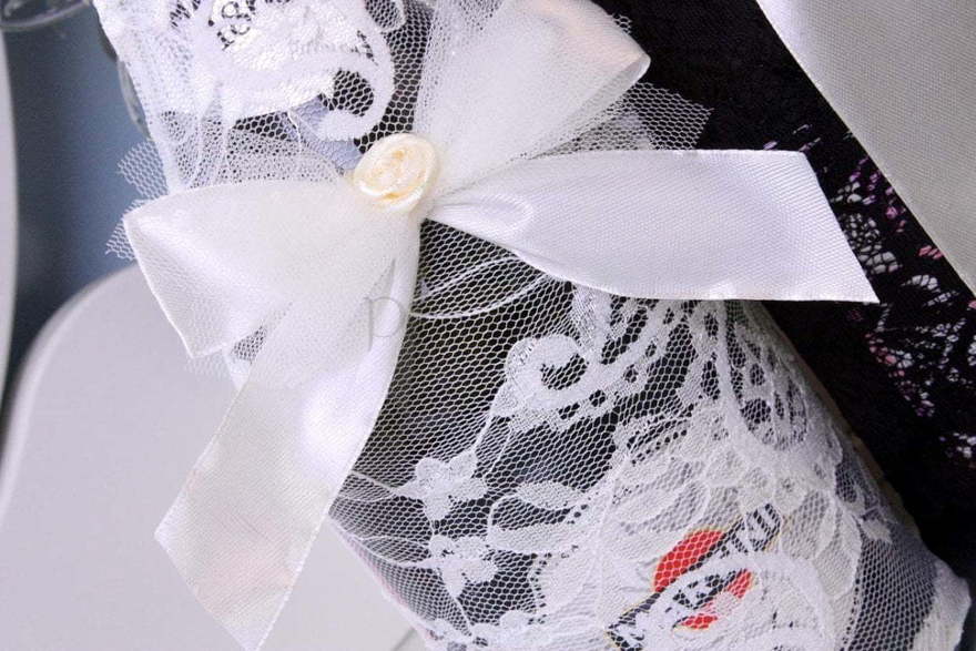 Кружевные чехольчики на бутылки Perfect айвори от  3