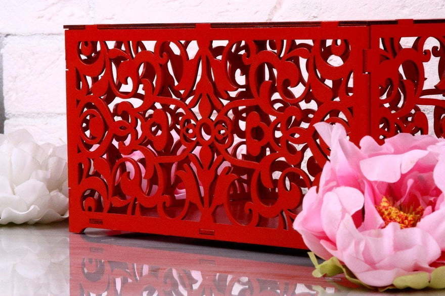 Коробка для конвертов Узоры от  3