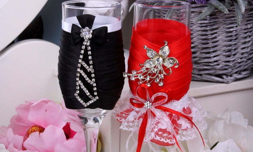 Жених и невеста в красном от  2