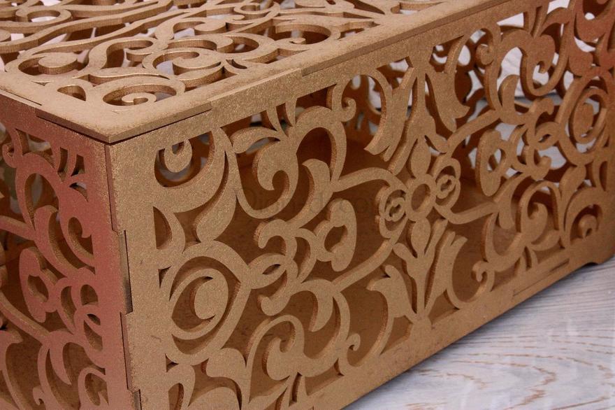 Коробка для конвертов Узоры - золото от  4