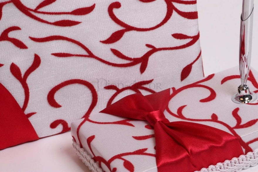 Альбом для пожеланий Красные узоры от  2