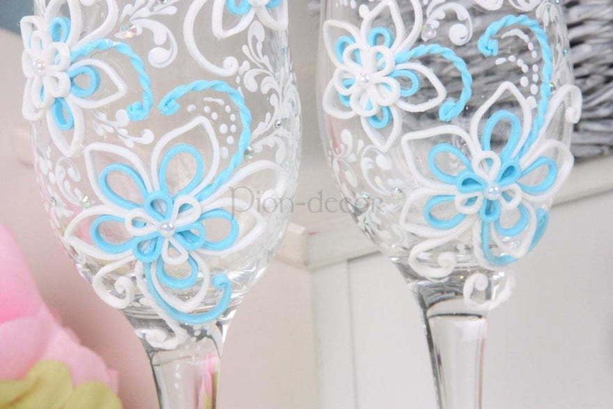 Бокалы Анютины глазки от  3