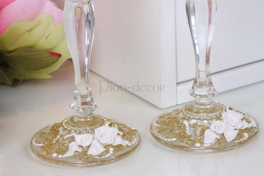 Свадебные фужеры Золото от  3