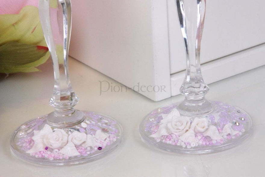 Фужеры Жемчужные бабочки от  3