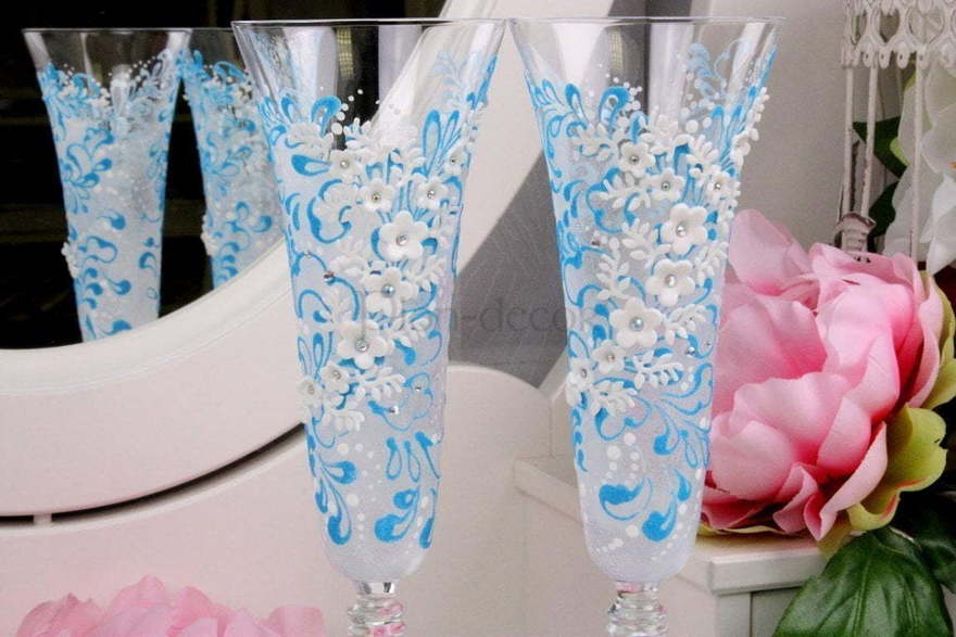 Бокалы Незабудки от  2