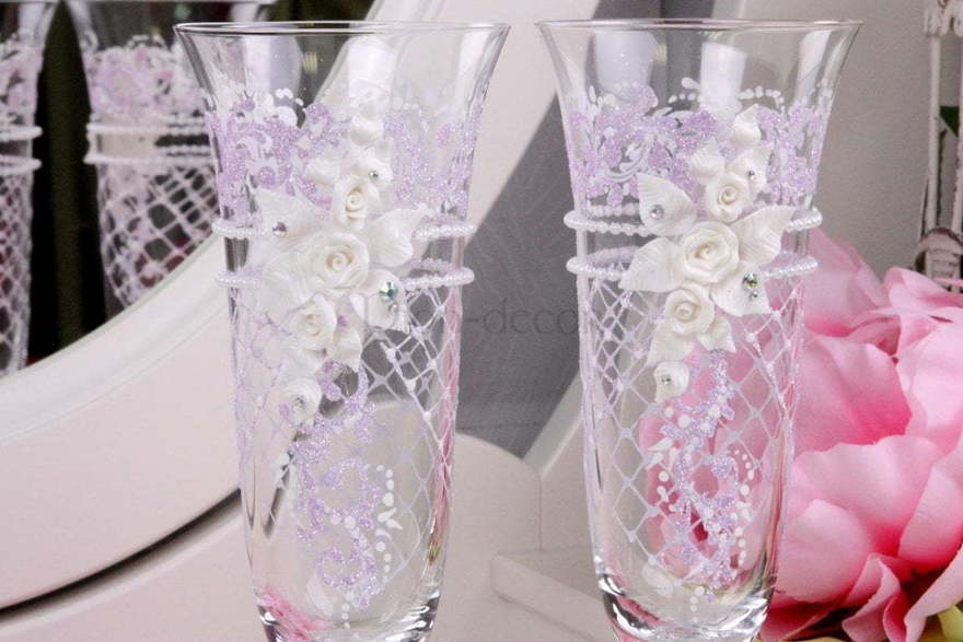 Бокалы Лиловый шик от  2