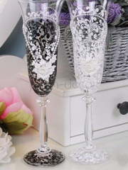 Бокалы с узорами от  1