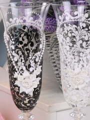 Бокалы с узорами от  2