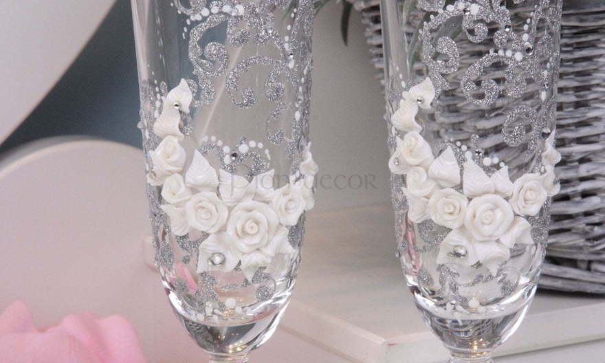 Бокалы Нежность от  3