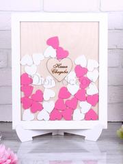 Рамка пожеланий Фуксия от  1