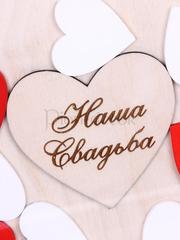 Рамка пожеланий Алые сердечки от  2