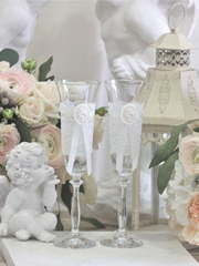 Свадебные бокалы Romantic от Свадебный салон Белый Авантаж 1