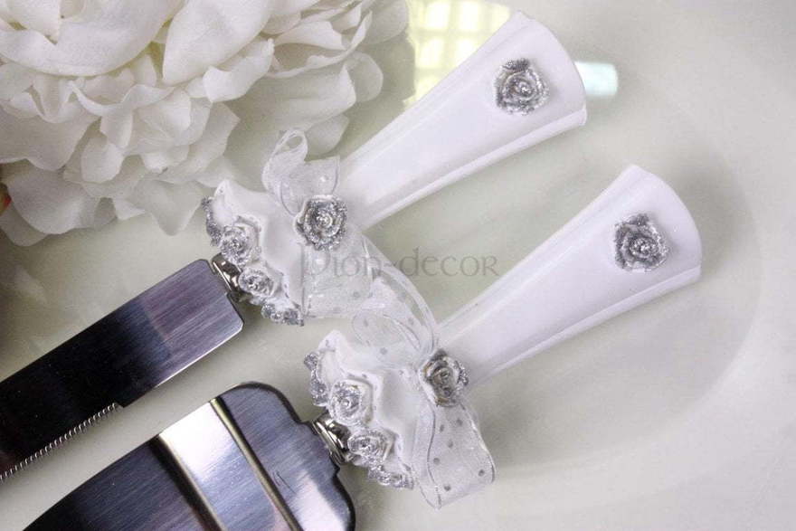 Приборы для торта Букет от  2