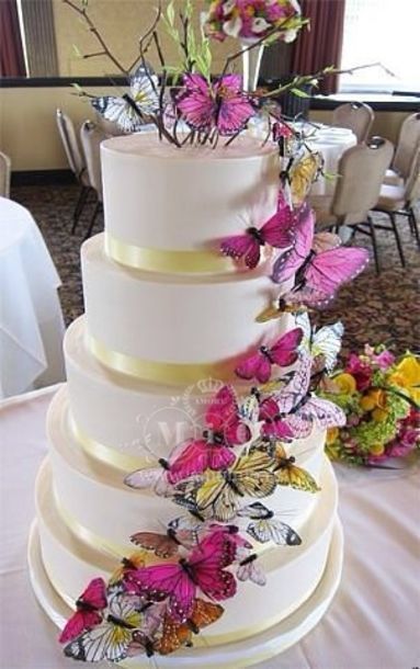 Набор бабочек для торта 9152-06 от Свадебный салон Amore Mio 1