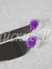 Приборы для свадебного торта. Коллекция Фелиция от Свадебная арт студия Райские Павы 1