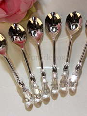 Набор ложек для торта Тюльпан серебро от  1