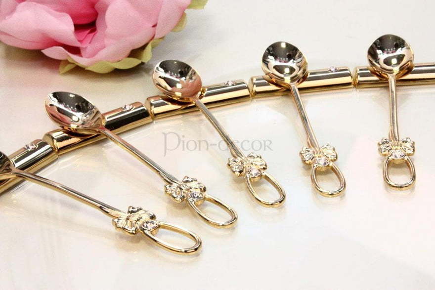 Набор ложек с подставками Бантики от  2