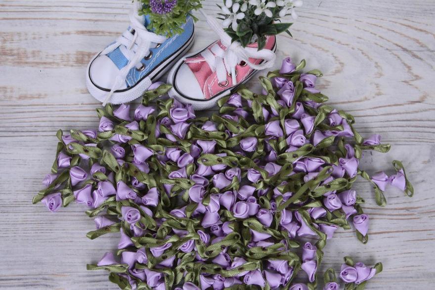 Розочки для декора Лавандовые бутоны от  3