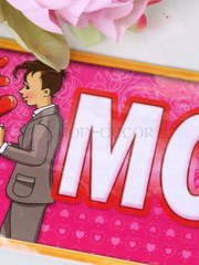 Наклейка на номер машины от  2