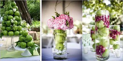 Яблоки для декора от  4