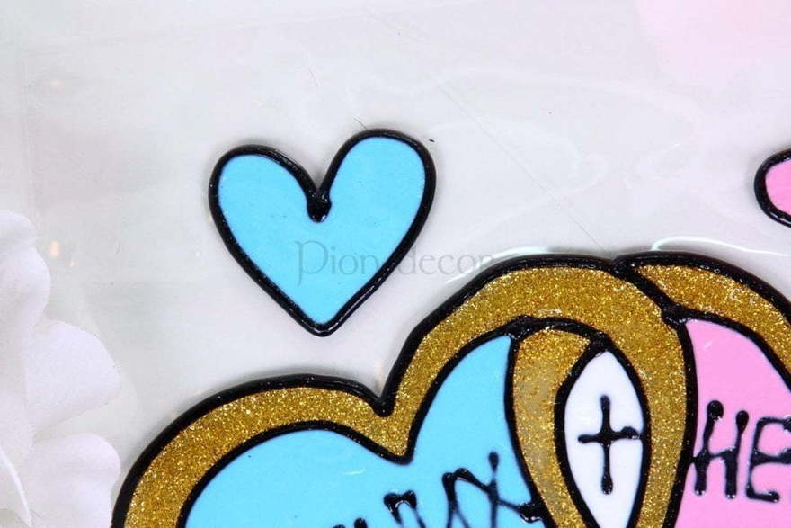 Наклейка на авто Жених+Невеста от  3