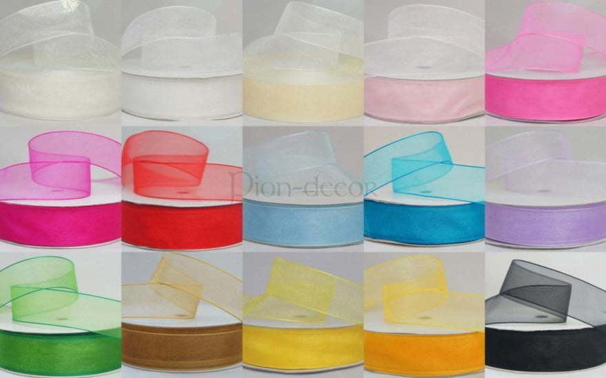 Лента - органза для декора от  4