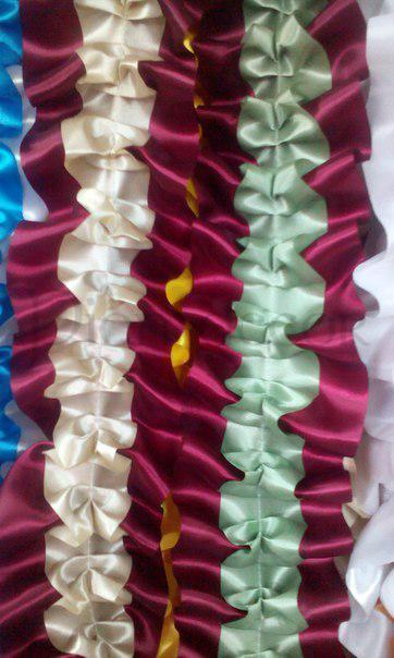 Кружевная лента на авто - атлас(любые цвета) от  2