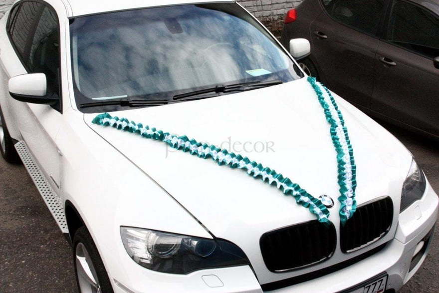 Кружевная лента на авто - атлас(любые цвета) от  6