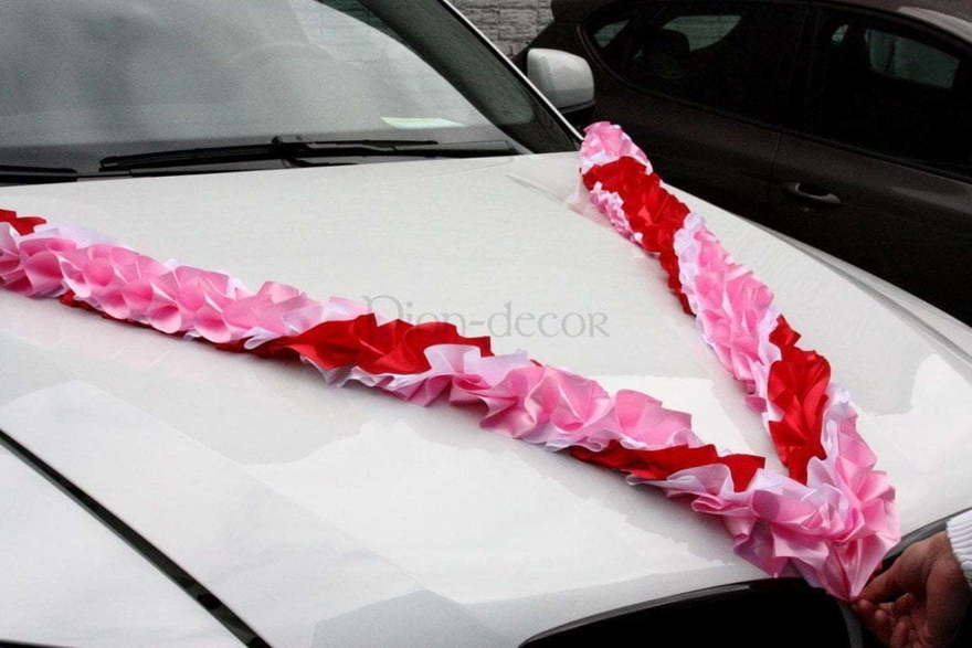 Волнистые ленты на авто (любые цвета) от  4