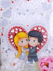 Набор наклеек на авто Love is от  1