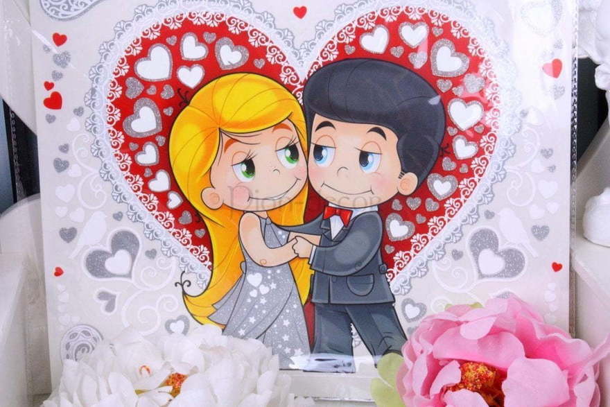 Набор наклеек на авто Love is от  3