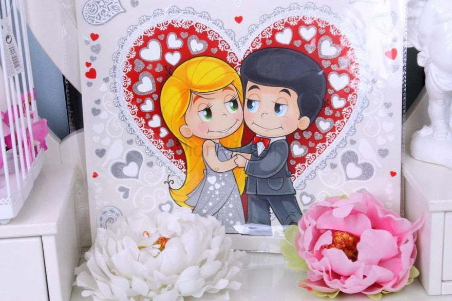 Набор наклеек на авто Love is от  5