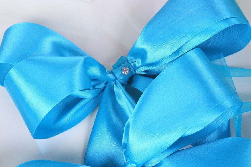 Бантики на ручки авто Бирюза от  2