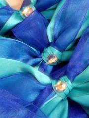 Бирюзовые банты от  2