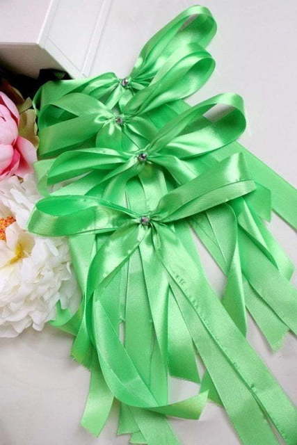 Яблочные банты на авто от  2