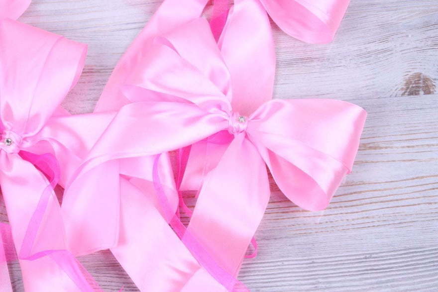 Банты на авто - розовые от  2