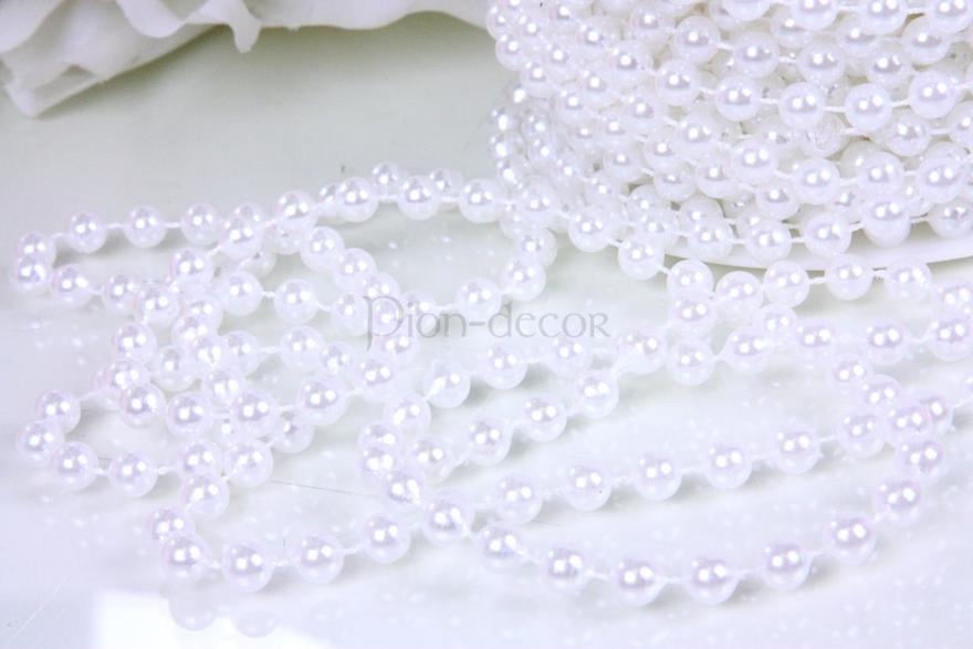 Жемчужная нить - белая от  2