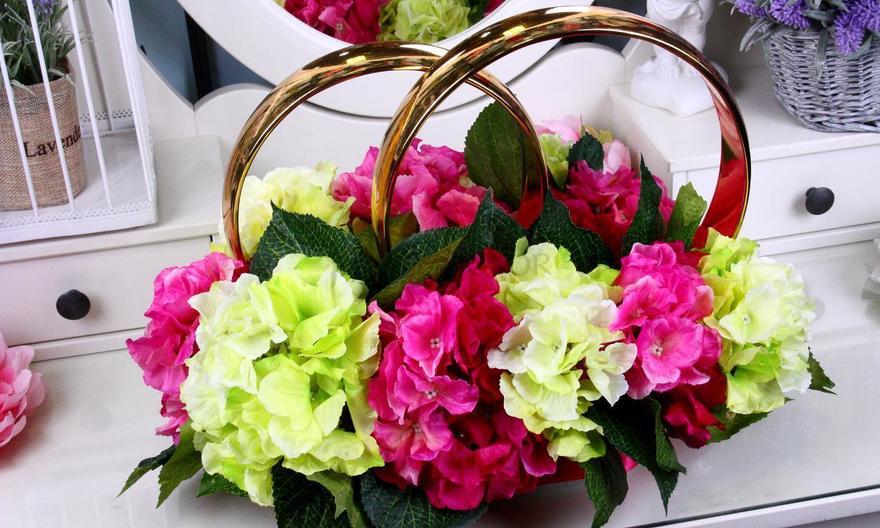 Композиция на авто Фуксия и лайм от  3