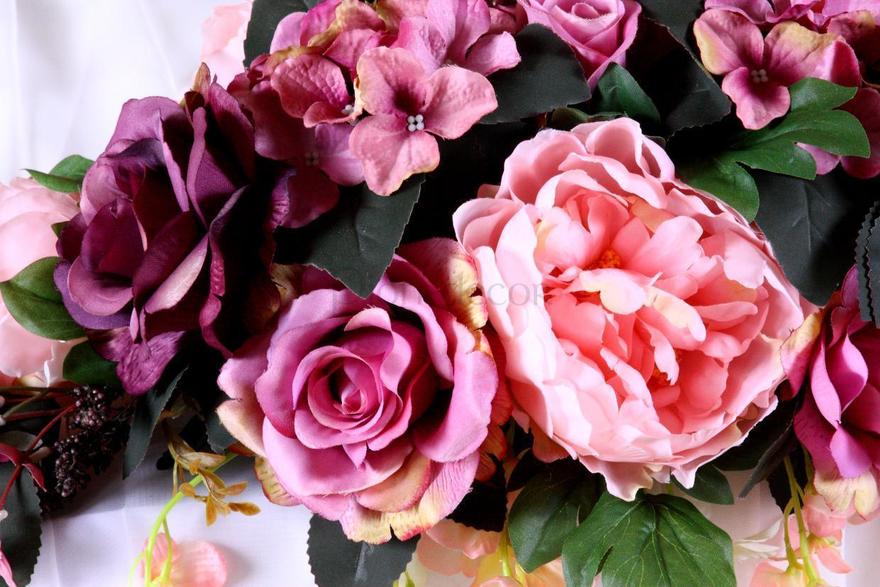 Композиция Пепельная лаванда на стол жениха и невесты от  6