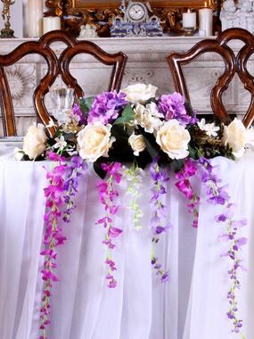 Цветы на стол жениха и невесты Лаванда от  1