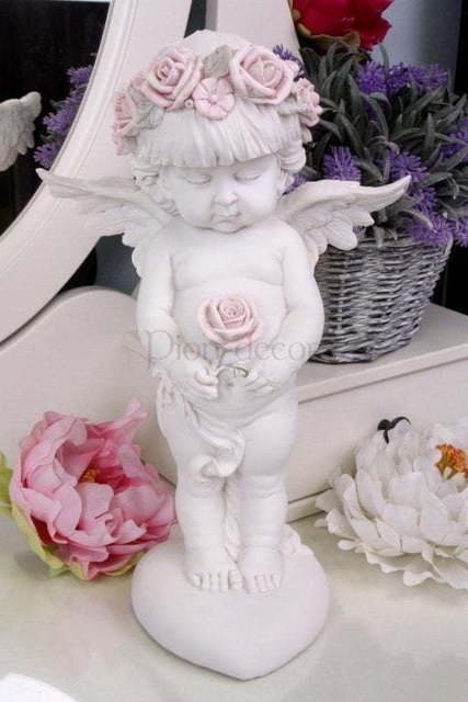 Фигура Ангел с розой от  1