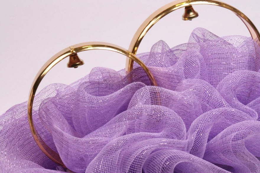 Лавандовое украшение на авто от  2