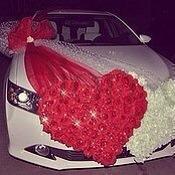 Роскошные сердца на капот от  4