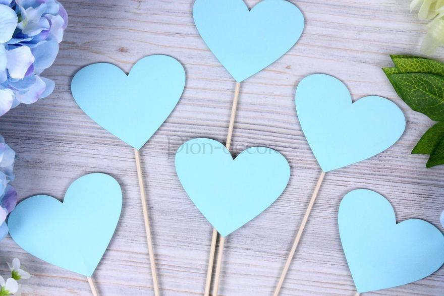 Сердечки для фото тиффани от  3