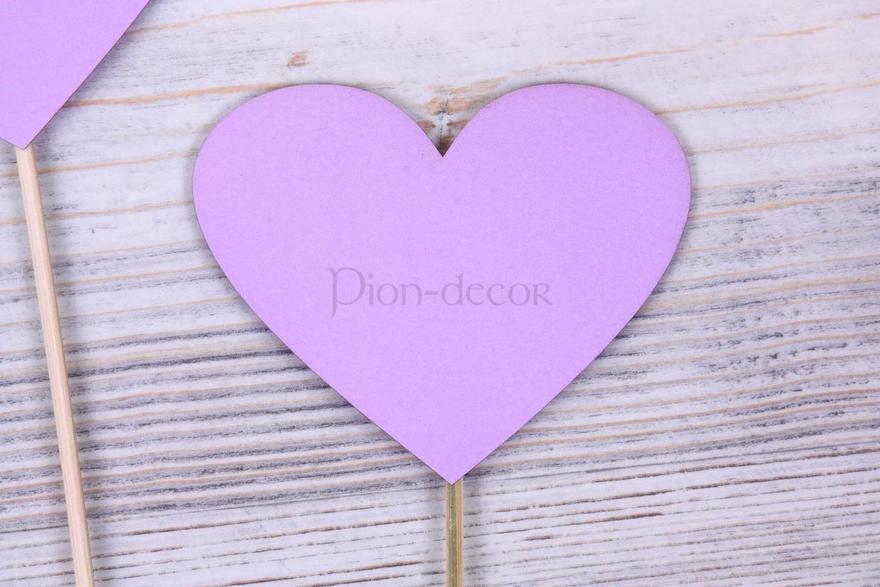 Лавандовые сердечки для фото от  2