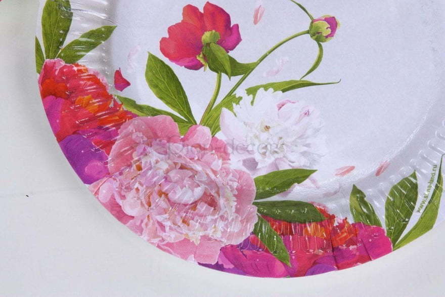 Набор тарелок Пионовый от  2